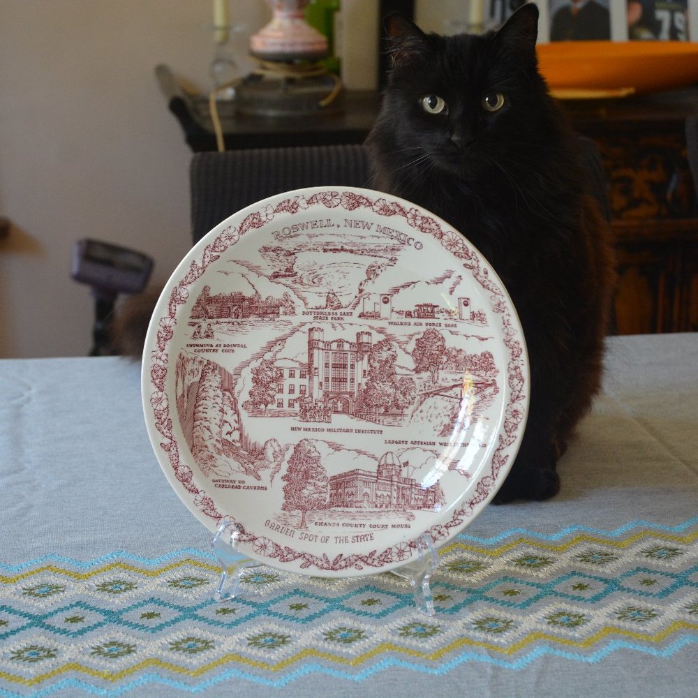 City of Roswell MN Collector's Plate, Vernon Kilns